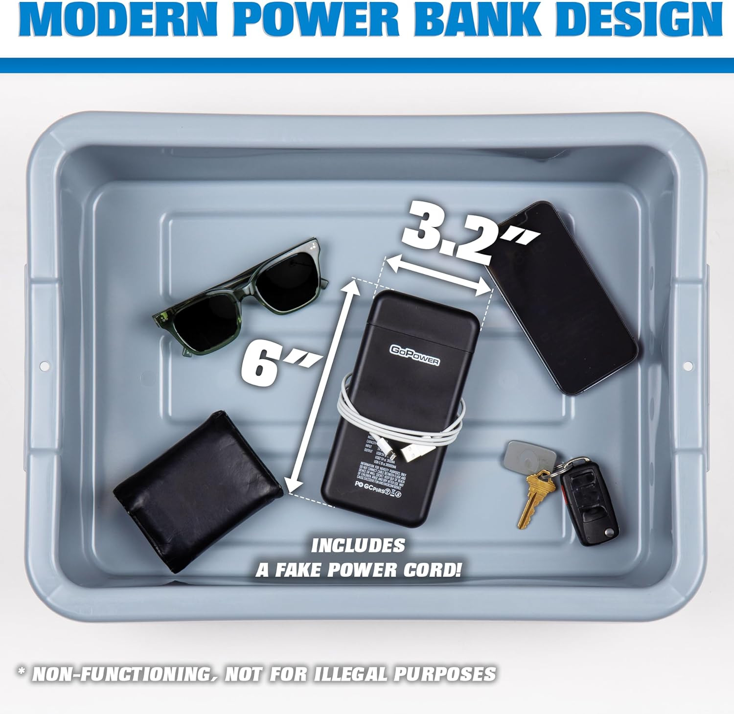 Power Bank Flask (8 Oz) - Hidden Alcohol Travel Flask – Secret Liquor Container