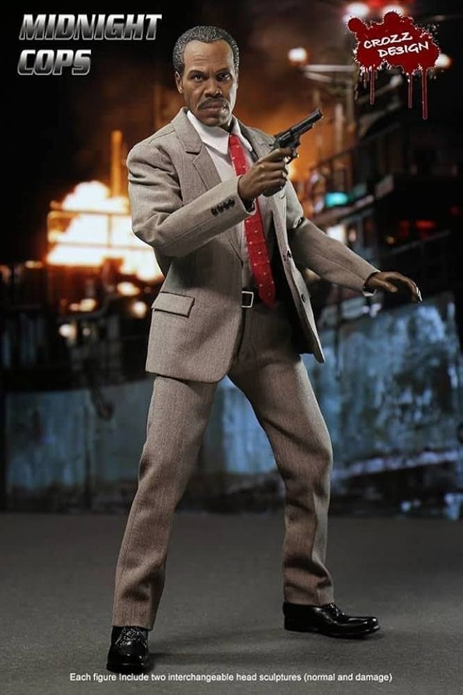 1/6 CROZZ DESIGN 001B MIDNIGHT COPS ROGER Lethal WEAPON