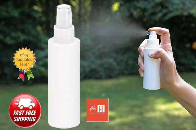 Plastic Spray Bottle Fine Mist 12 Set 3.38 Oz Reusable Sprayer