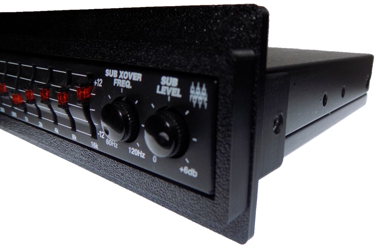 FACE PLATE & BEZEL FITS KICKER KQ9 SIGNAL PROCESSOR EQUALIZER CROSSOVER EQ SUBS