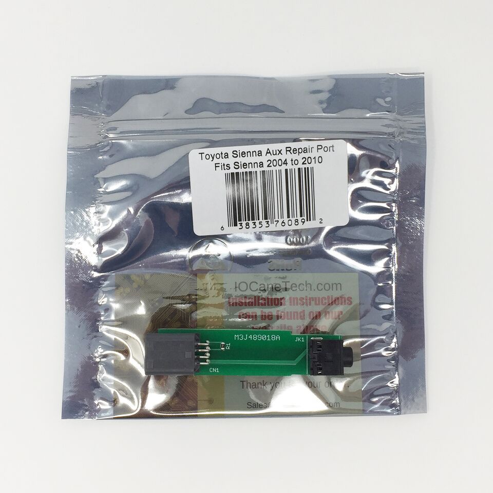 Aux Adapter REPAIRS ONLY Toyota Sienna Van 2004 thru 2010 M3J489018x 86190-AE010