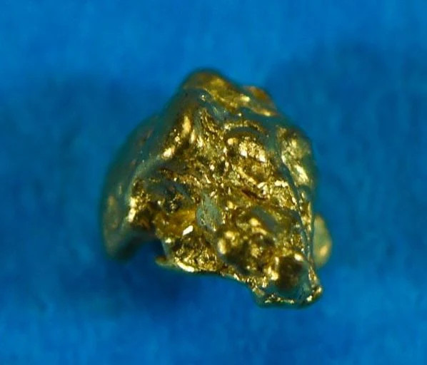 Alaskan-Yukon BC Gold Rush Natural Gold Nugget 0.07 Grams Genuine