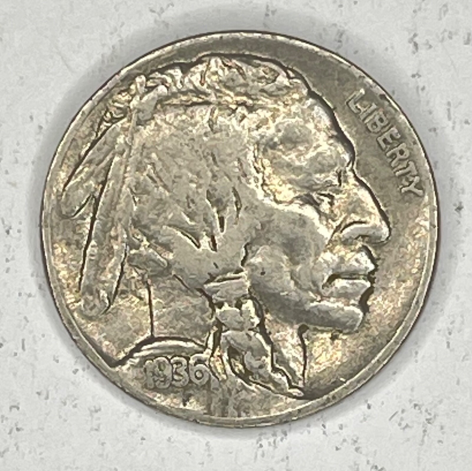 1936-P Buffalo Nickel Full Date, VG or better ***Free Shipping***