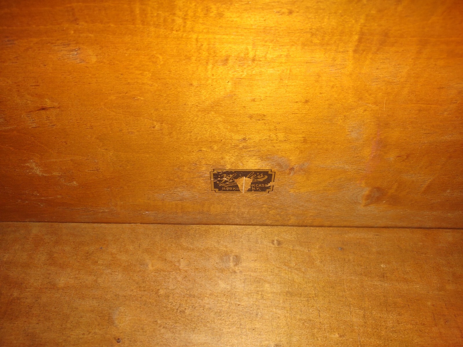 Antique Mahogany Hale Barrister Bookcase ONE Section & Glass Door ONLY