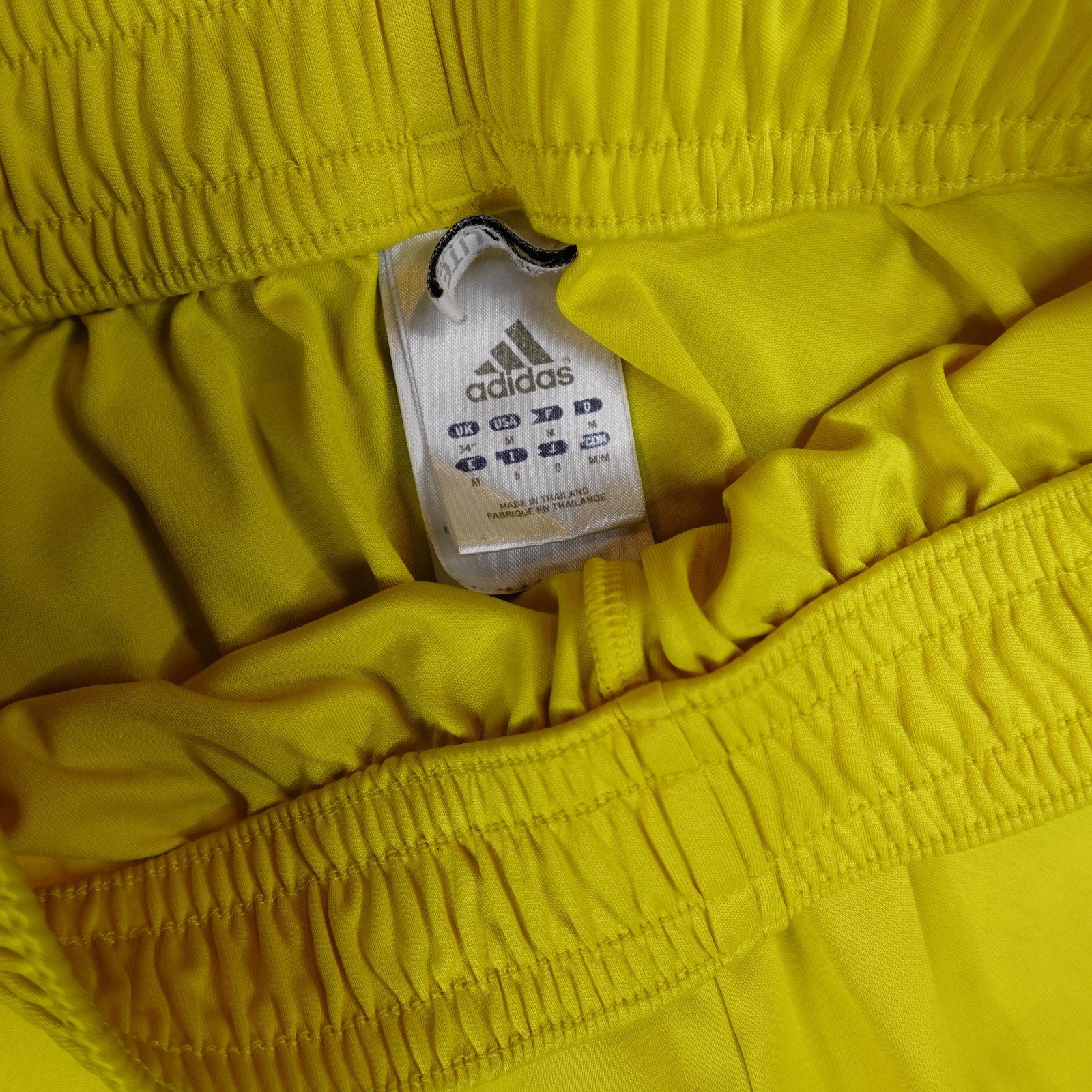 Columbus Crew Shorts Mens Medium Yellow MLS Soccer Adidas Climalite Training VTG