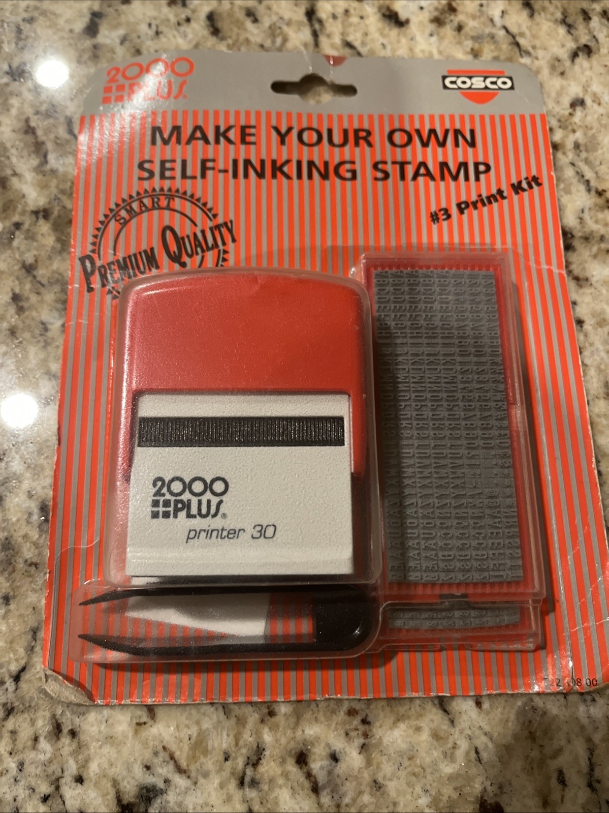 COSCO 2000 plus Make your own Self Inking Stamp. Brand New FREE SHIPPING