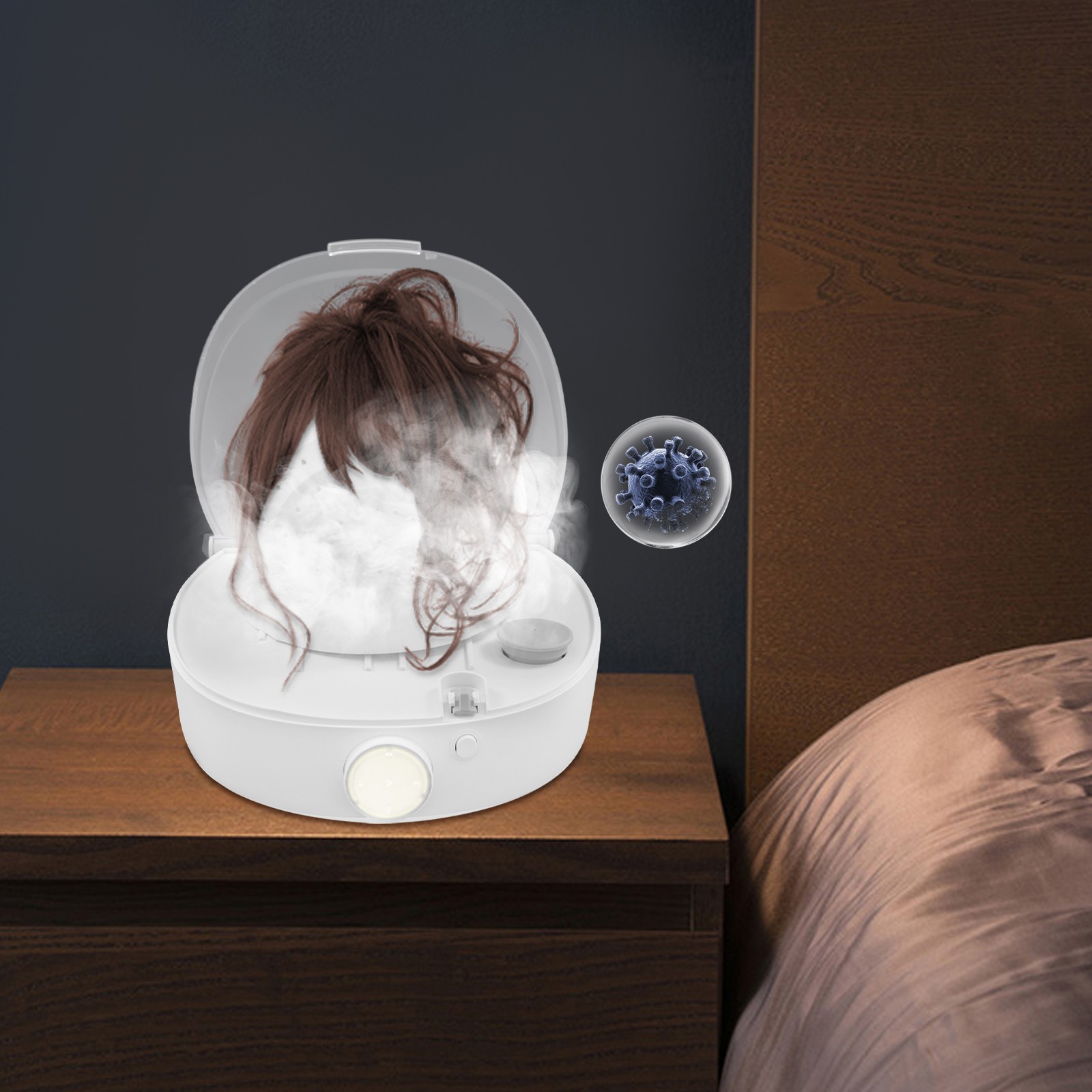 Cap Cleaner Countertop Hat Care Machine Automatic Steam Cleaning Machine 1000W