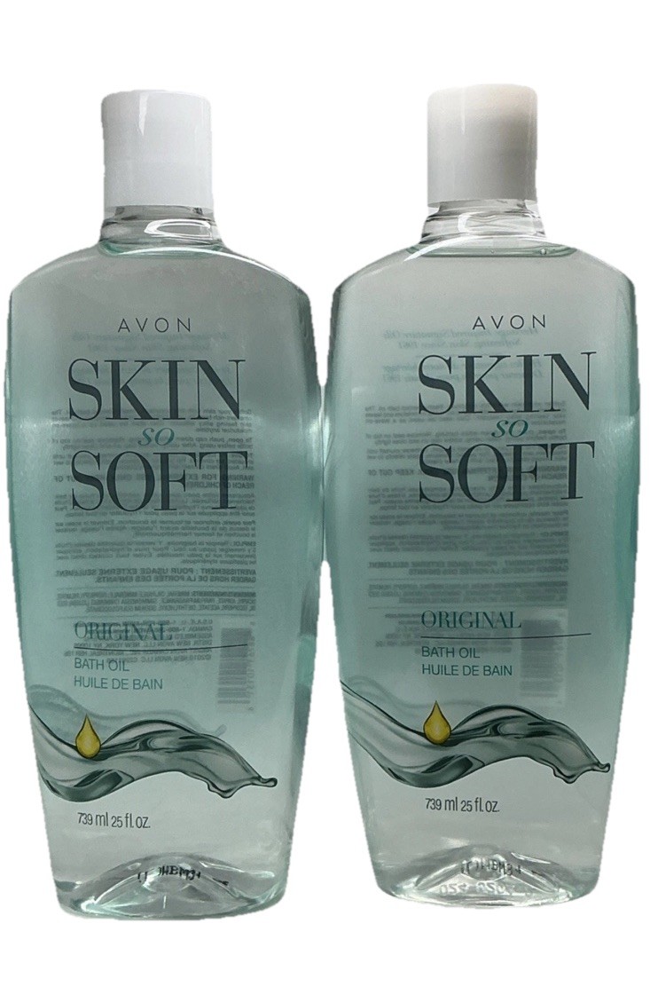 2-Avon Skin So Soft Original Bath Oil Huile De Bain 25 Oz Lot of 2 New In Box