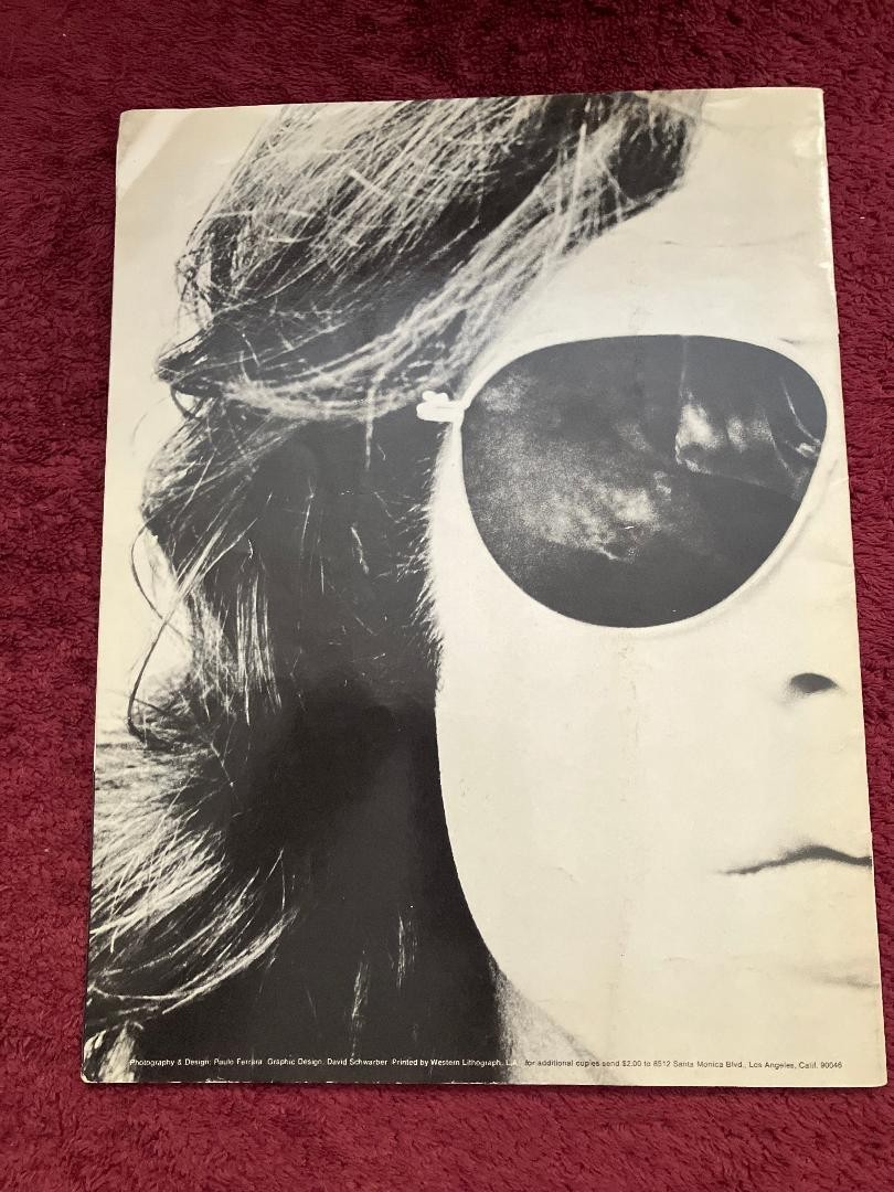 The Doors Jim Morrison Asbury Park Ticket Stub & Program August 31, 1968 Rare