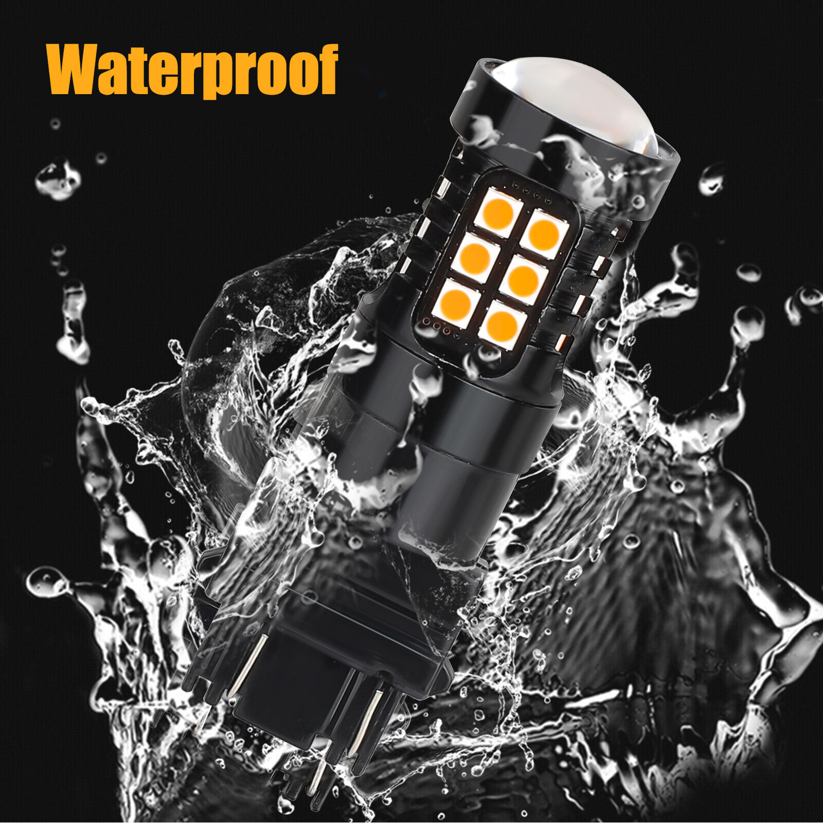 4x Amber LED Turn Signal Light + Side Marker Bulb For Chevy Silverado 1500 Tahoe