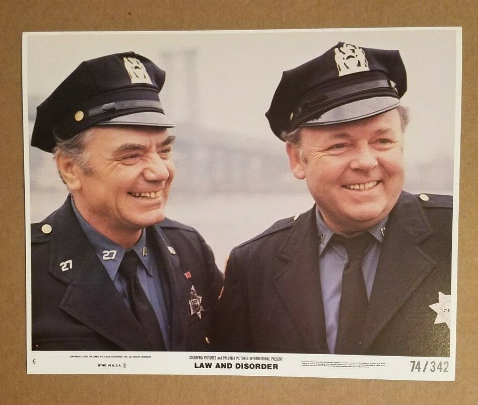 (2) LAW AND DISORDER 1974 27 x 41 Genuine 1-sheet posters Style "A" & "B" 74/342