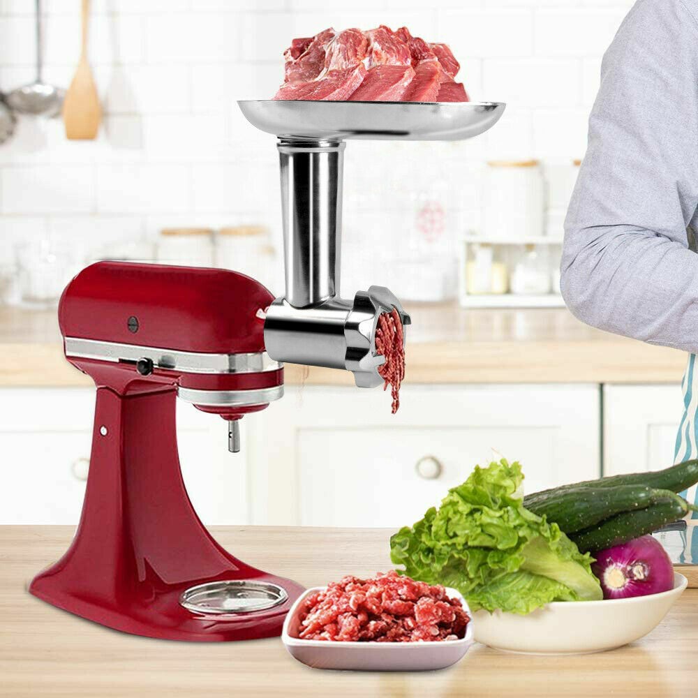 Home Kitchen Meat Grinder Attachment Stainless Steel For Kitchenaid Stand Mixer