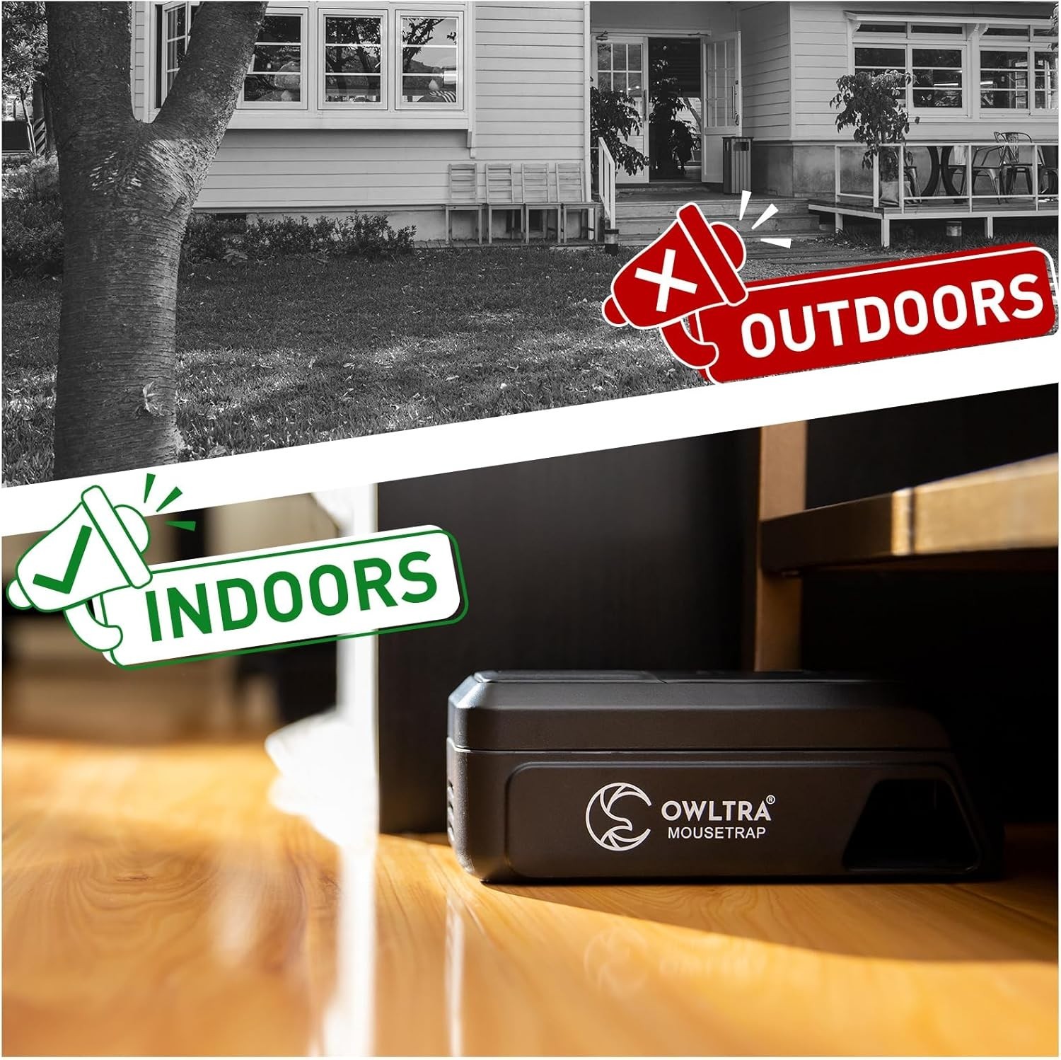 OWLTRA OW-2 Indoor Electric Mouse Trap 2 PCS