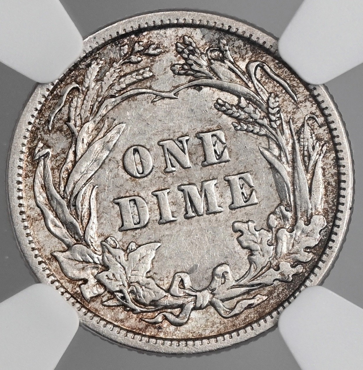 1913-P 10C BARBER SILVER DIME "PHILADELPHIA" NGC XF45 #8404753-048