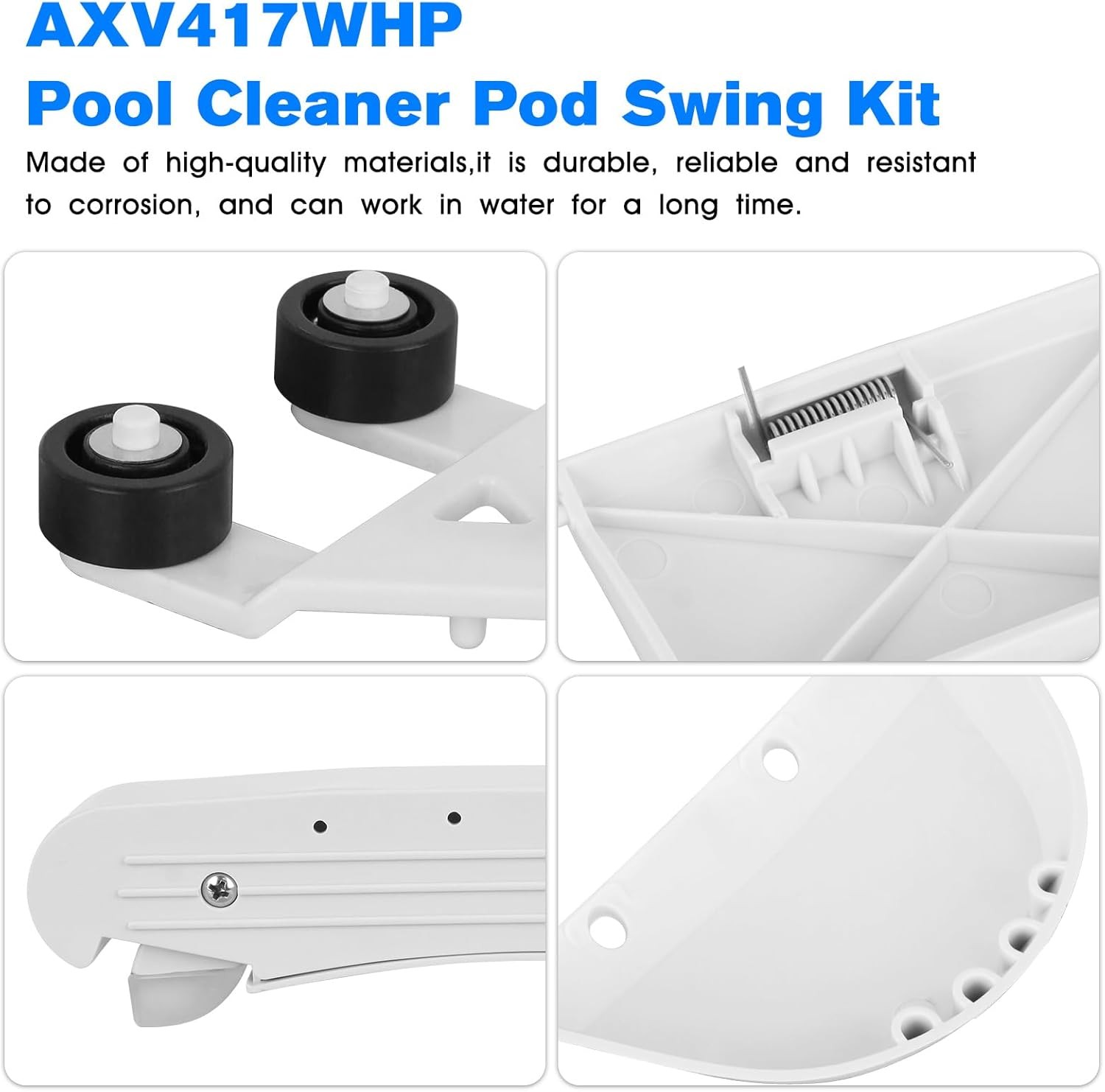 AXV417WHP Pool Cleaner Kit Replacement Hayward Vacuum Parts White