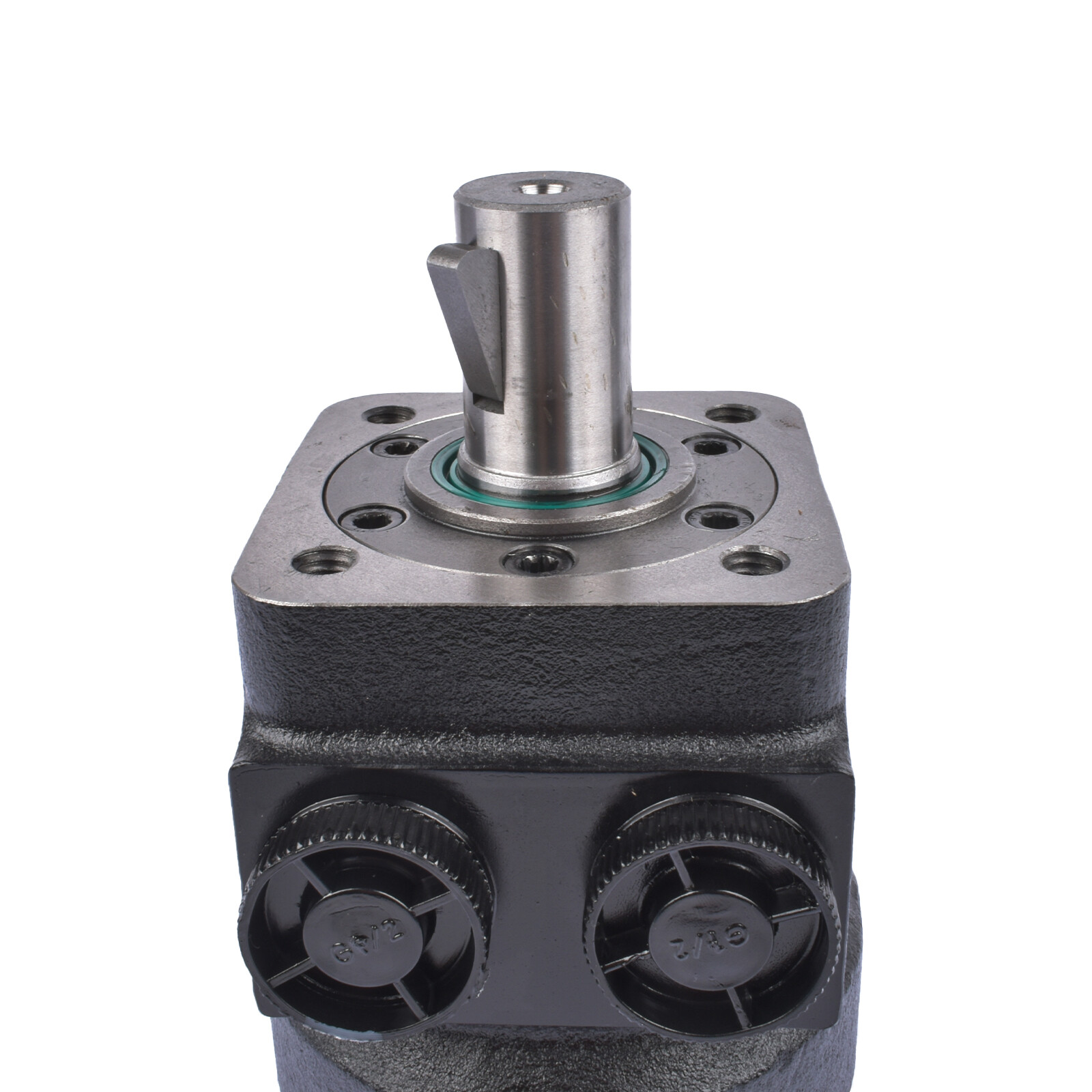 New Black Hydraulic Motor 101-1006-009 for Eaton Char-Lynn H Series 4-Bolt Std