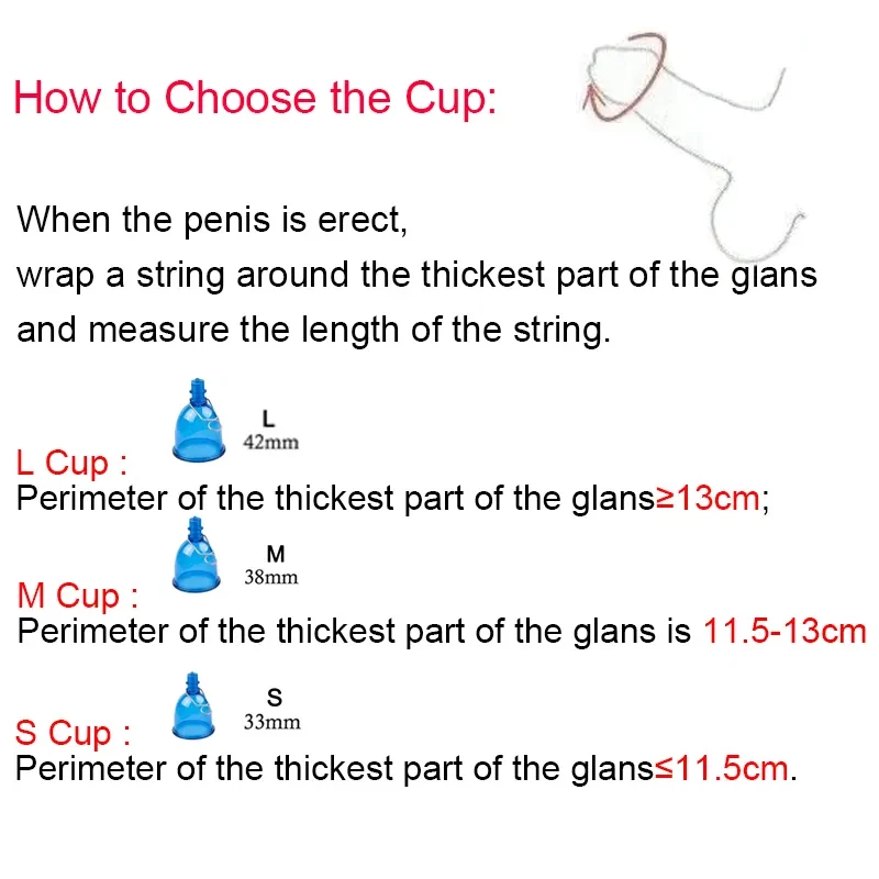 Male Extender Penis Stretcher Enlargement Vacuum Cup Enhancement Hanger Supply