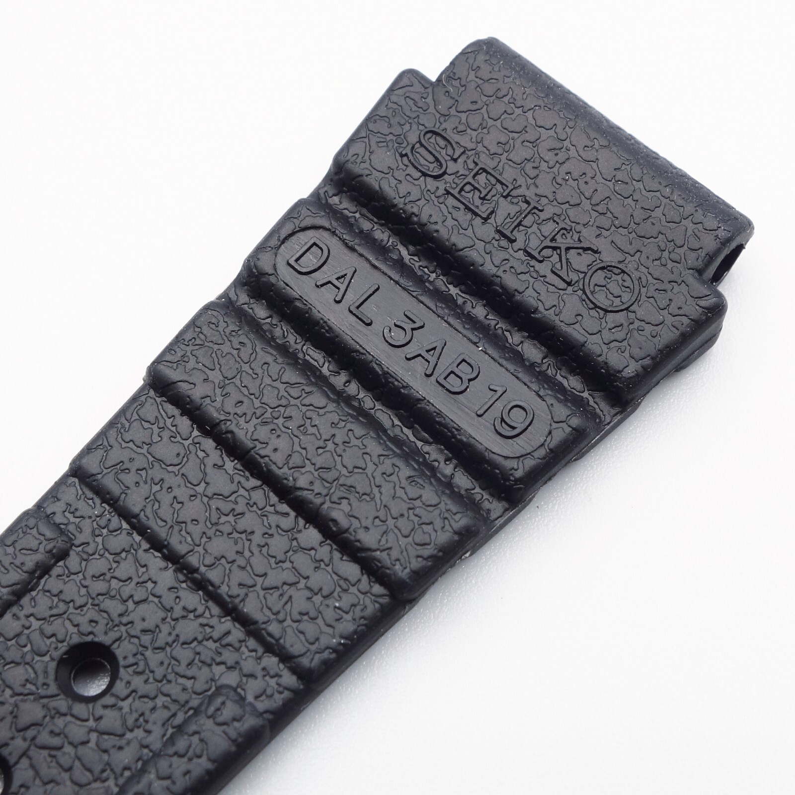 SEIKO Genuine Watch Band 19mm Urethane Rubber DAL3BP New