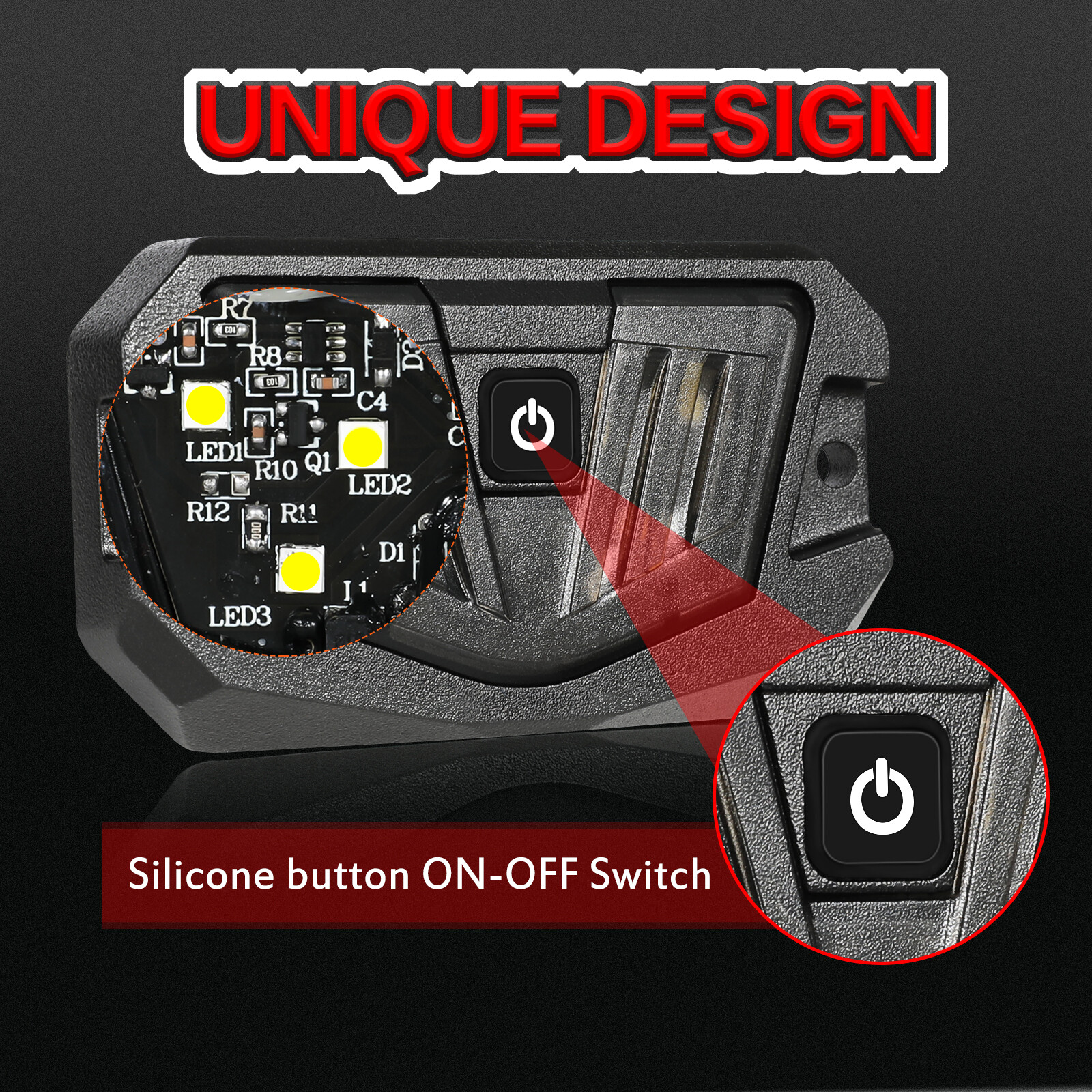 for Can-am Maverick X3 MAX UTV Interior LED Dome Lights Roll Bar Mounts ATV 12V