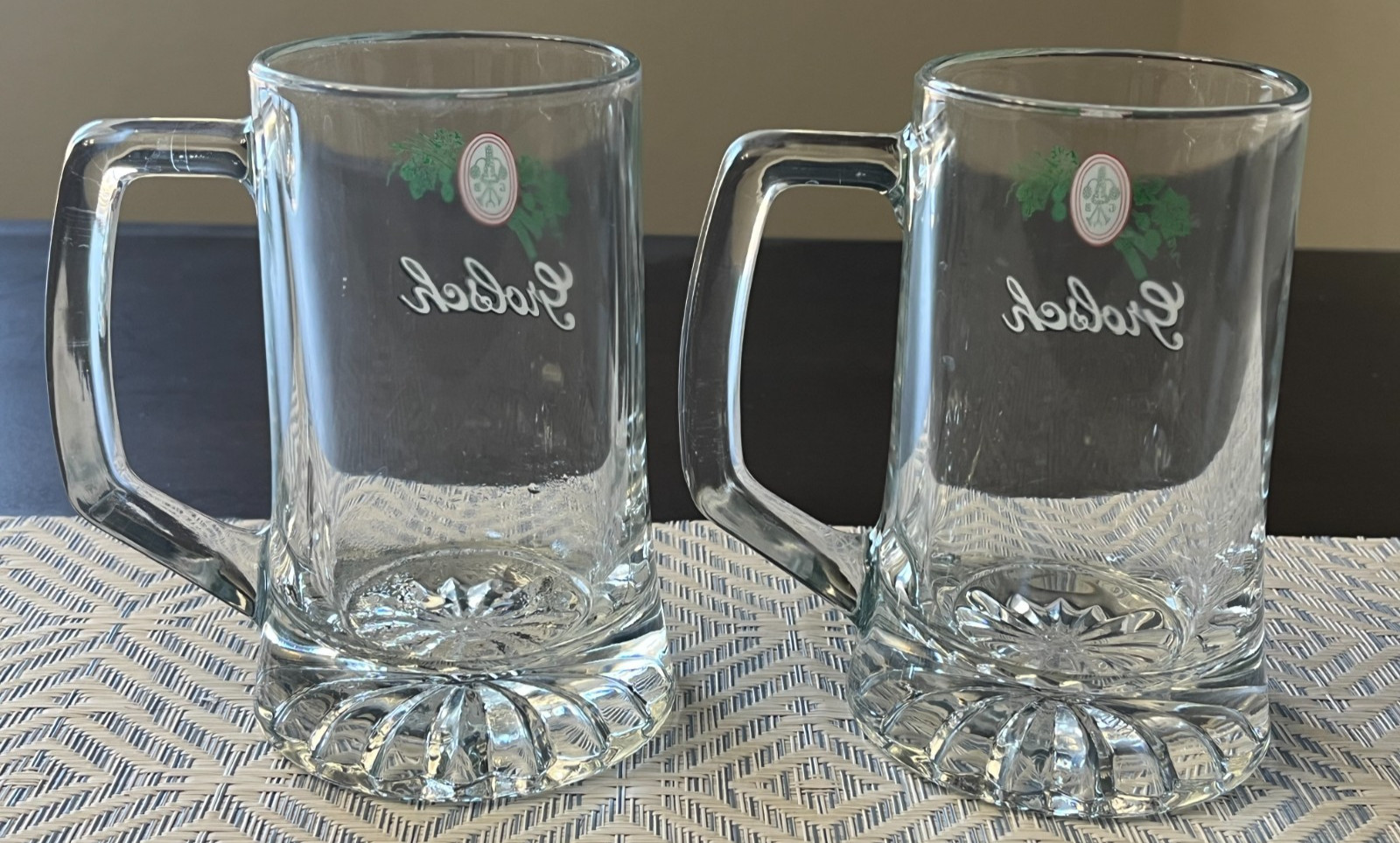 Grolsch Beer Mug Glasses Stein 0.5L Dutch Lager Pint Heavy Base Brewery Barware