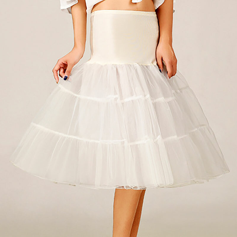 Women's 50s Vintage Petticoat Skirt Underskirt Crinoline Slips Tutu Skirts Dress