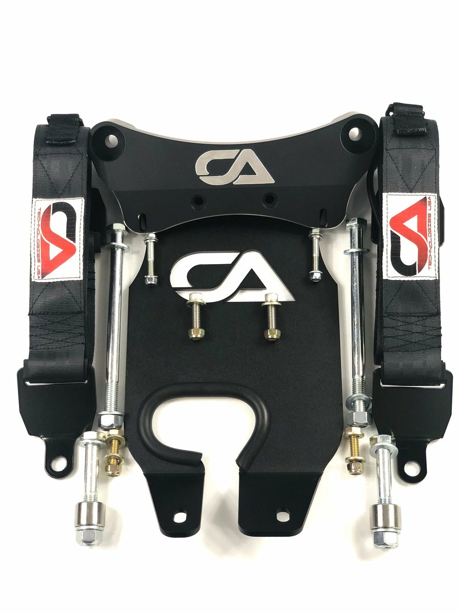 Canam X3 72" Front Limit Strap And Shock Tower Brace Kit - Black