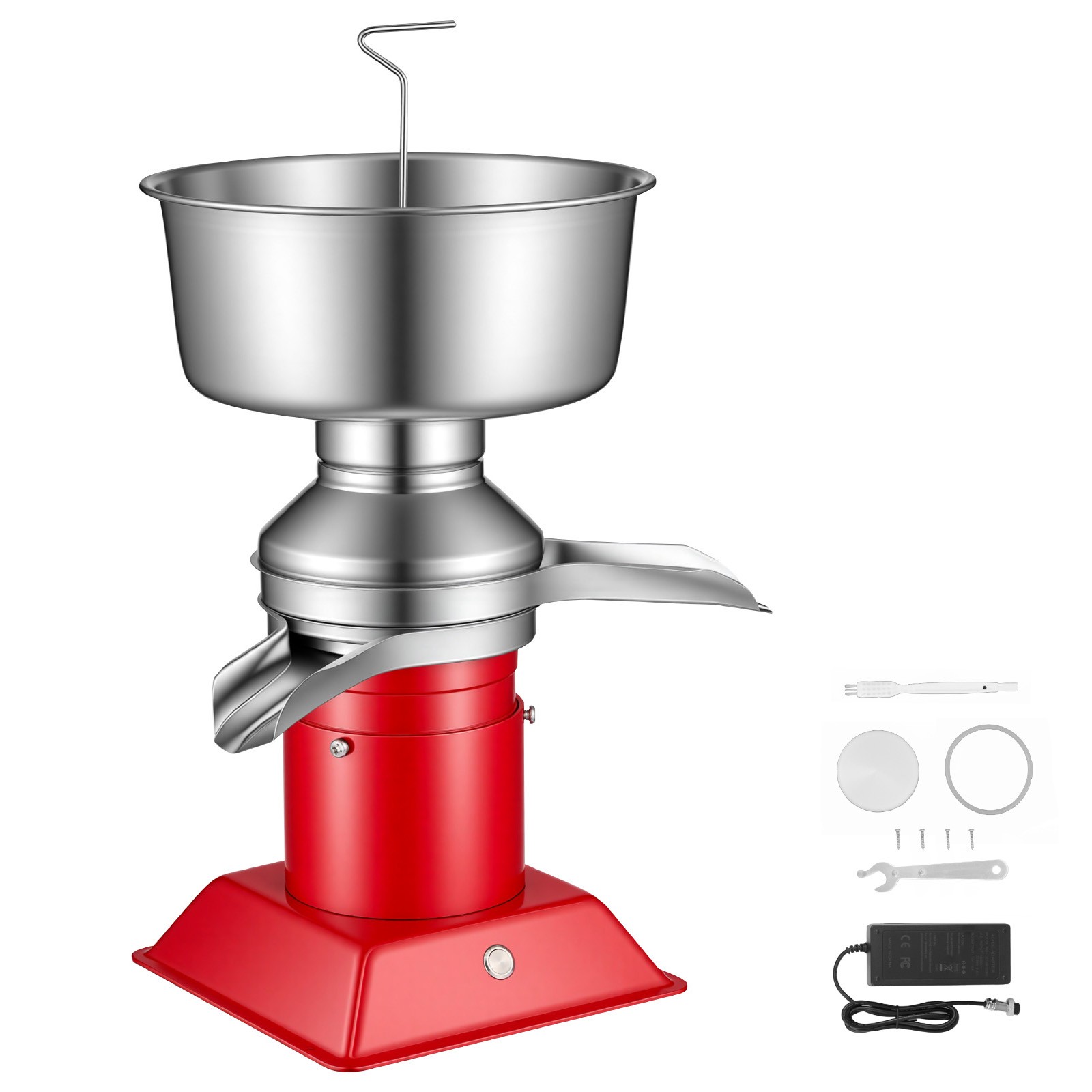 Uimoso Electric Milk Cream Separator with 60L/H Processing Capacity