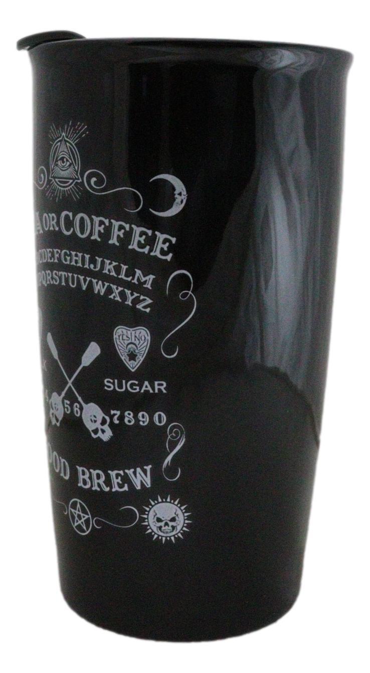 Wicca Witchcraft Ouija Board Tea Or Coffee Good Brew Ceramic Travel Mug Cup