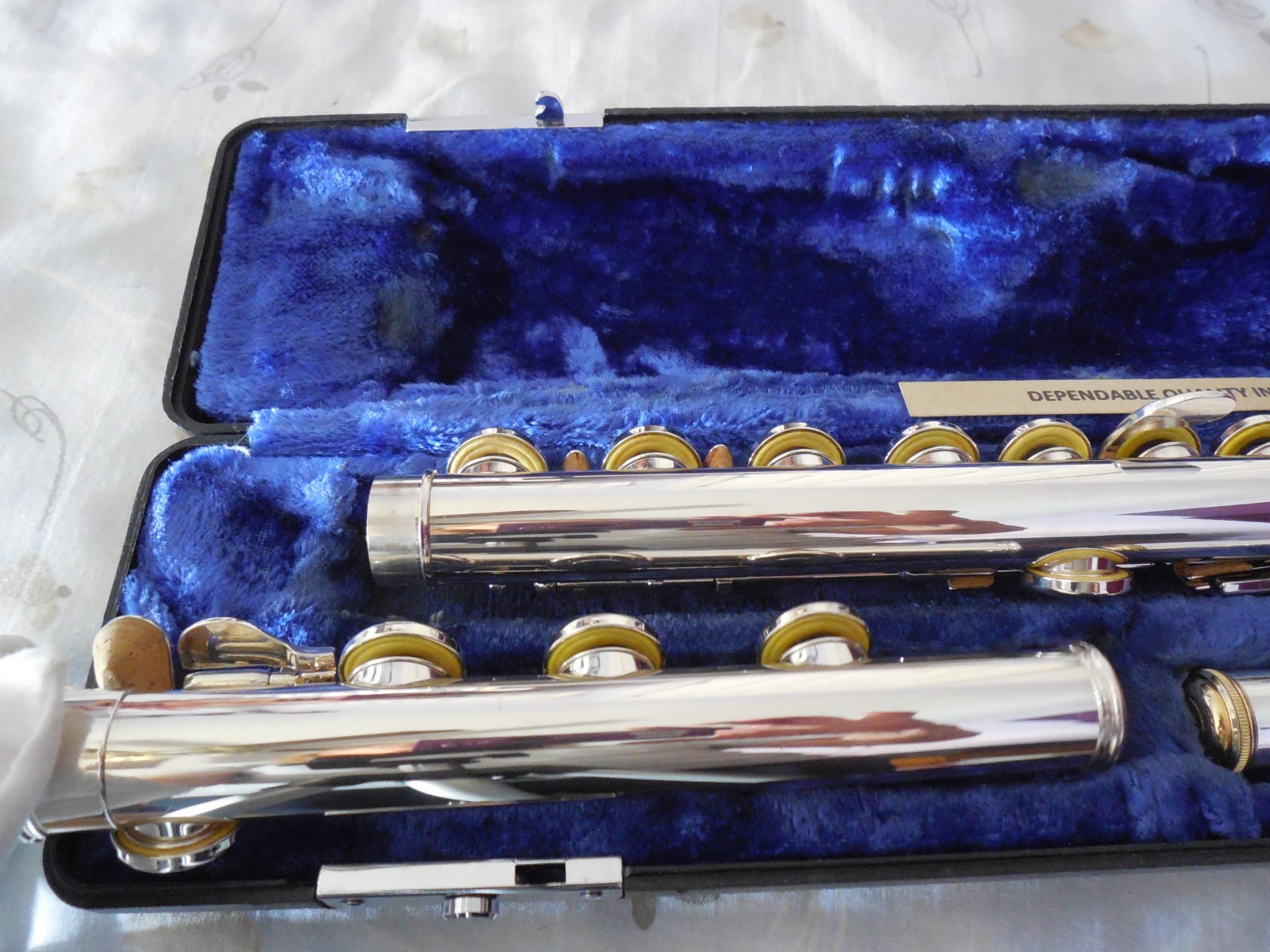 Emerson ELD Reconditioned Open Hole B Foot Sterling Silver Head Flute 3BSH