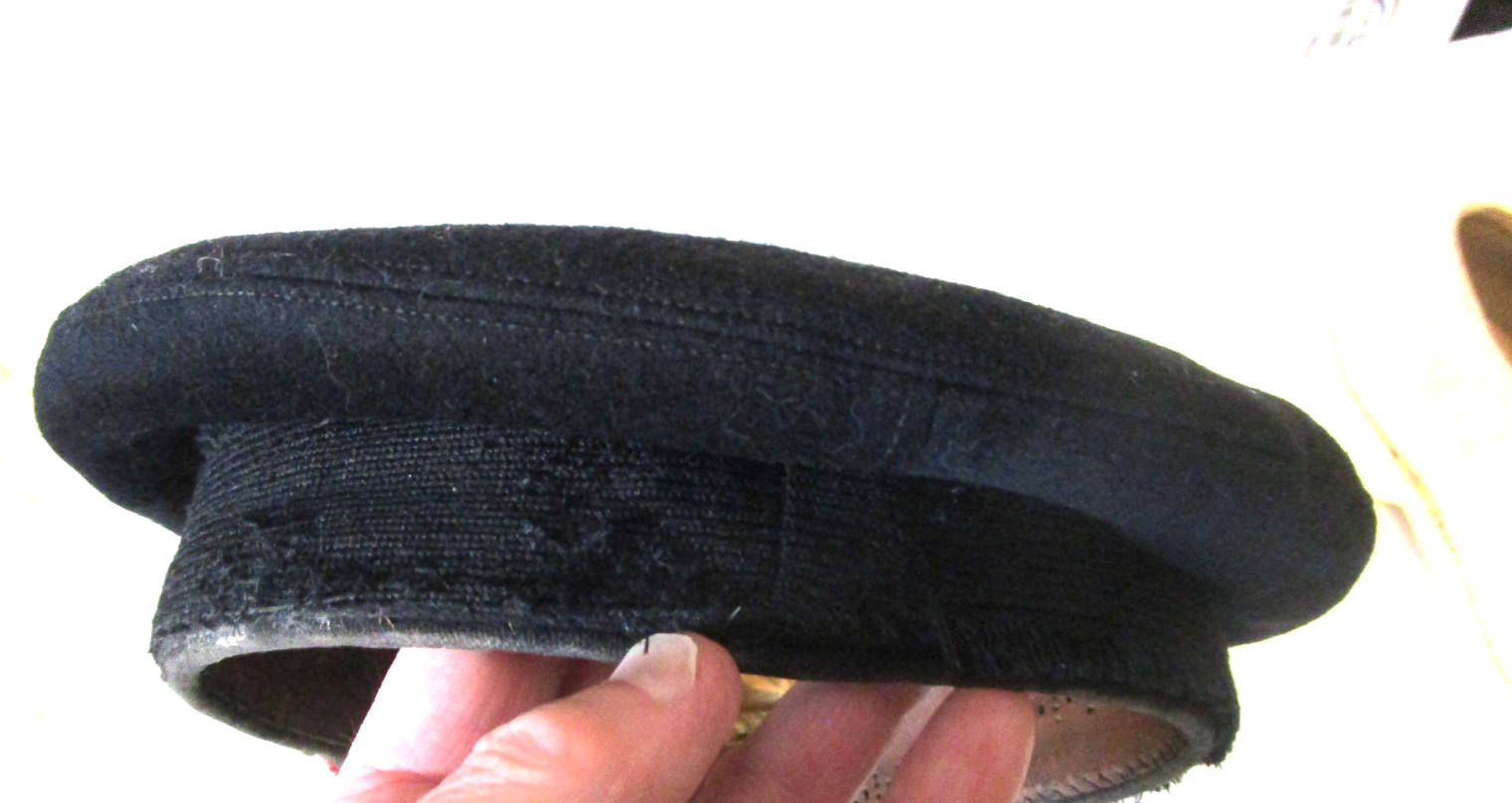 Pre WW2 Navy Ensign's Visor ID'ed