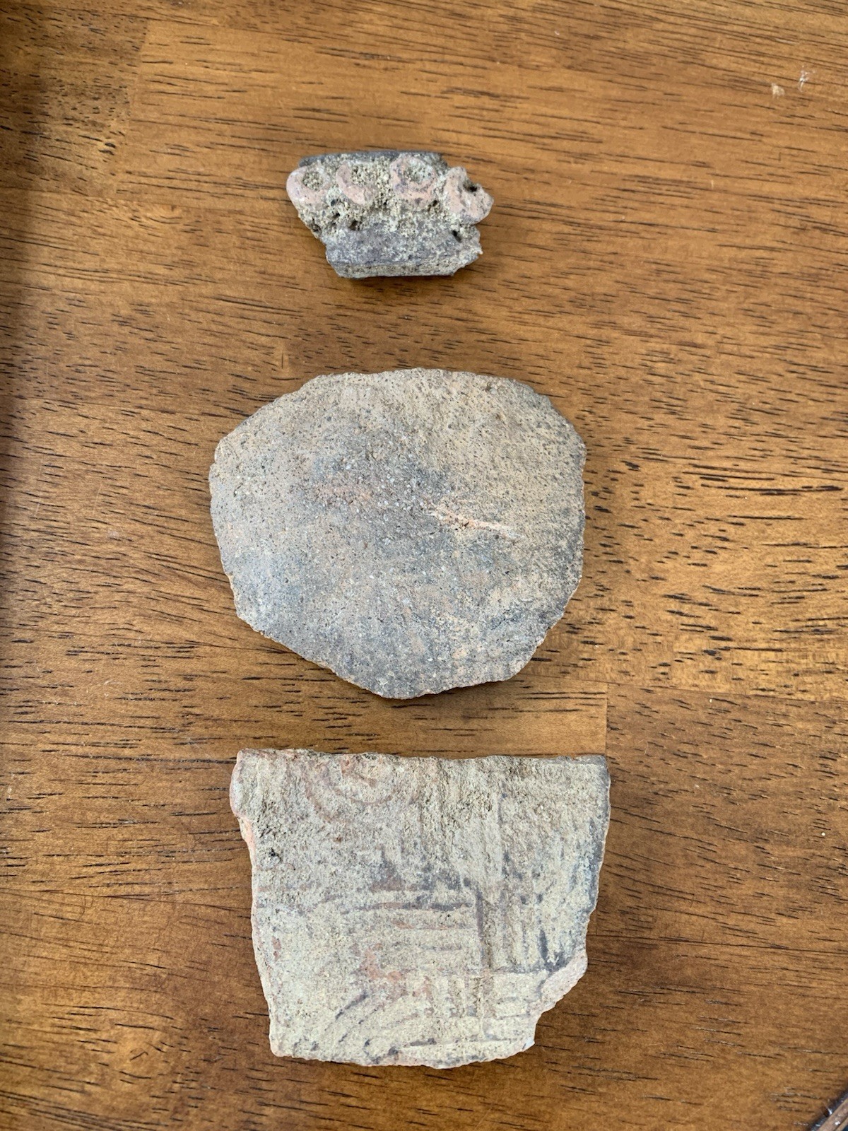 Authentic American Indian Artifacts Found Near Kingstree, SC pottery shards
