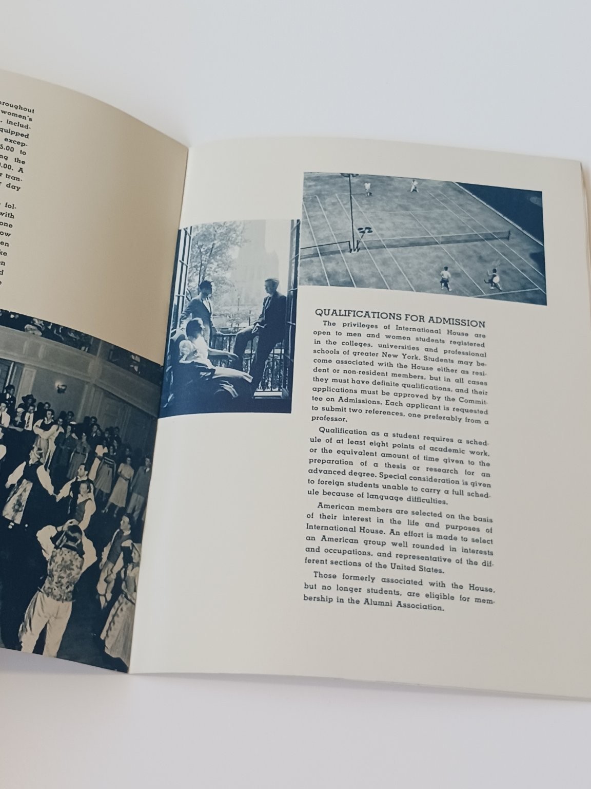 c1930s International House NYC Brochure Guide Student Accommodations New York