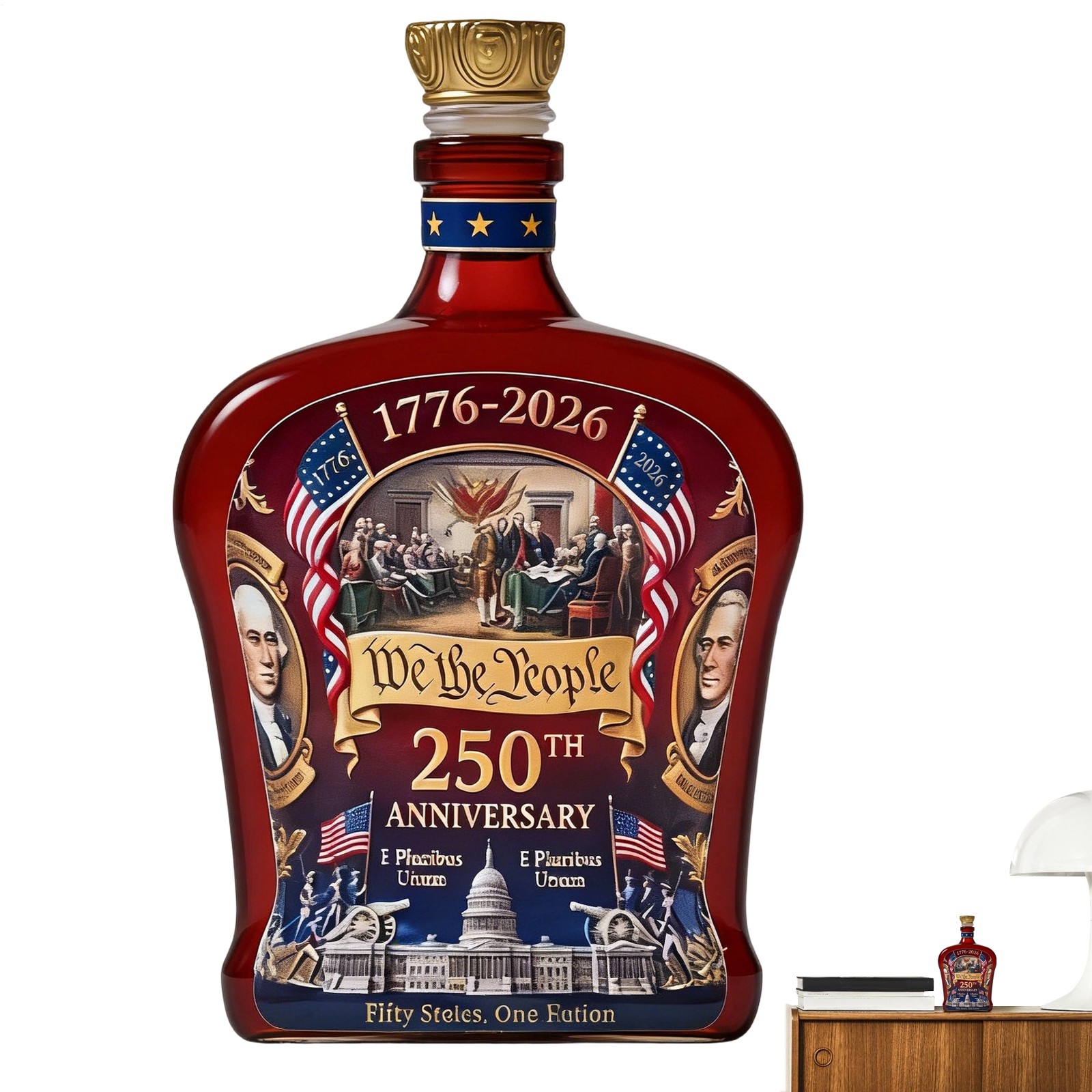Whiskey Bottle America Us 250Th Anniversary We The People 2026 Whiskey Bottle