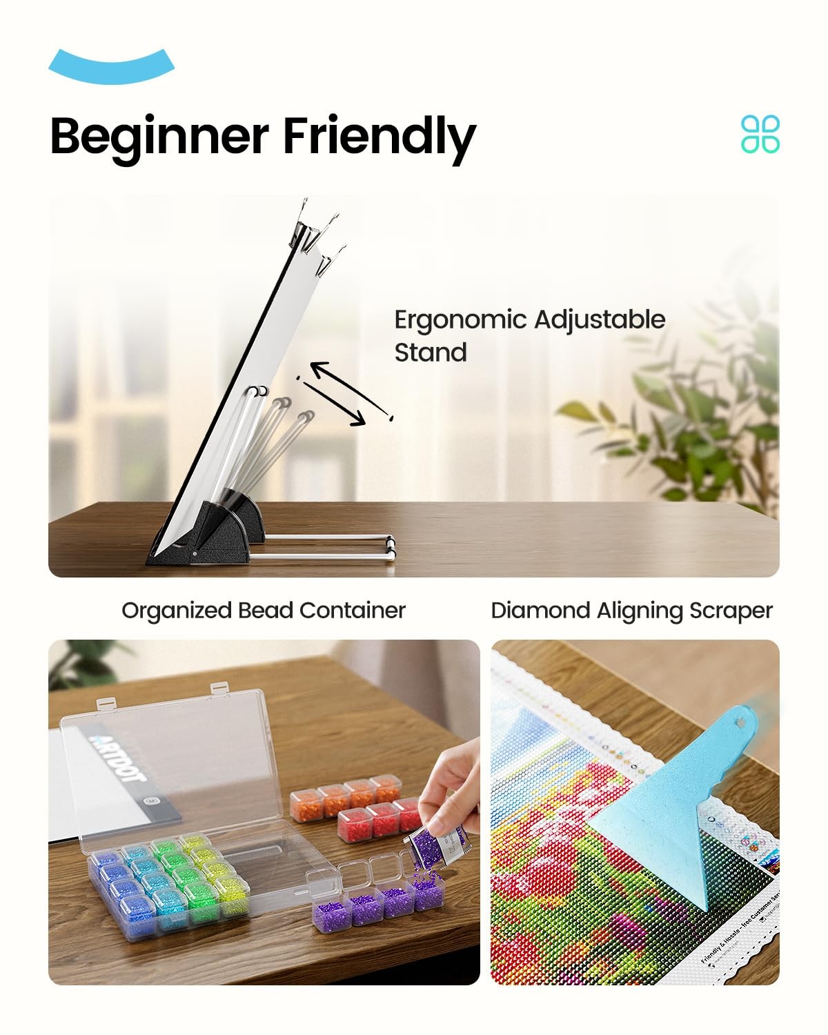 A4 Led Light Pad For Diamond Painting Kits For Adults Usb Powered Adjustable Bri