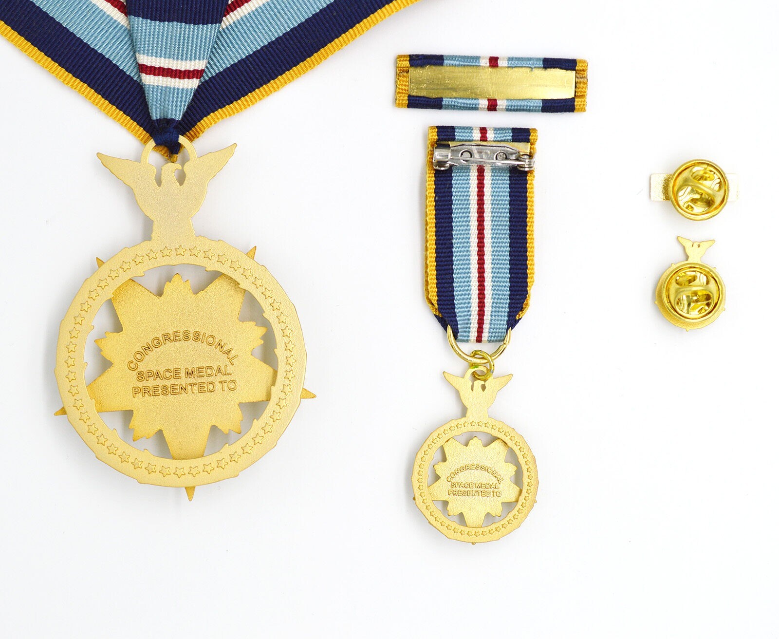 Boxed U.S. USA Space MOH Space Medal of Honor awarded to austronauts Order Badge