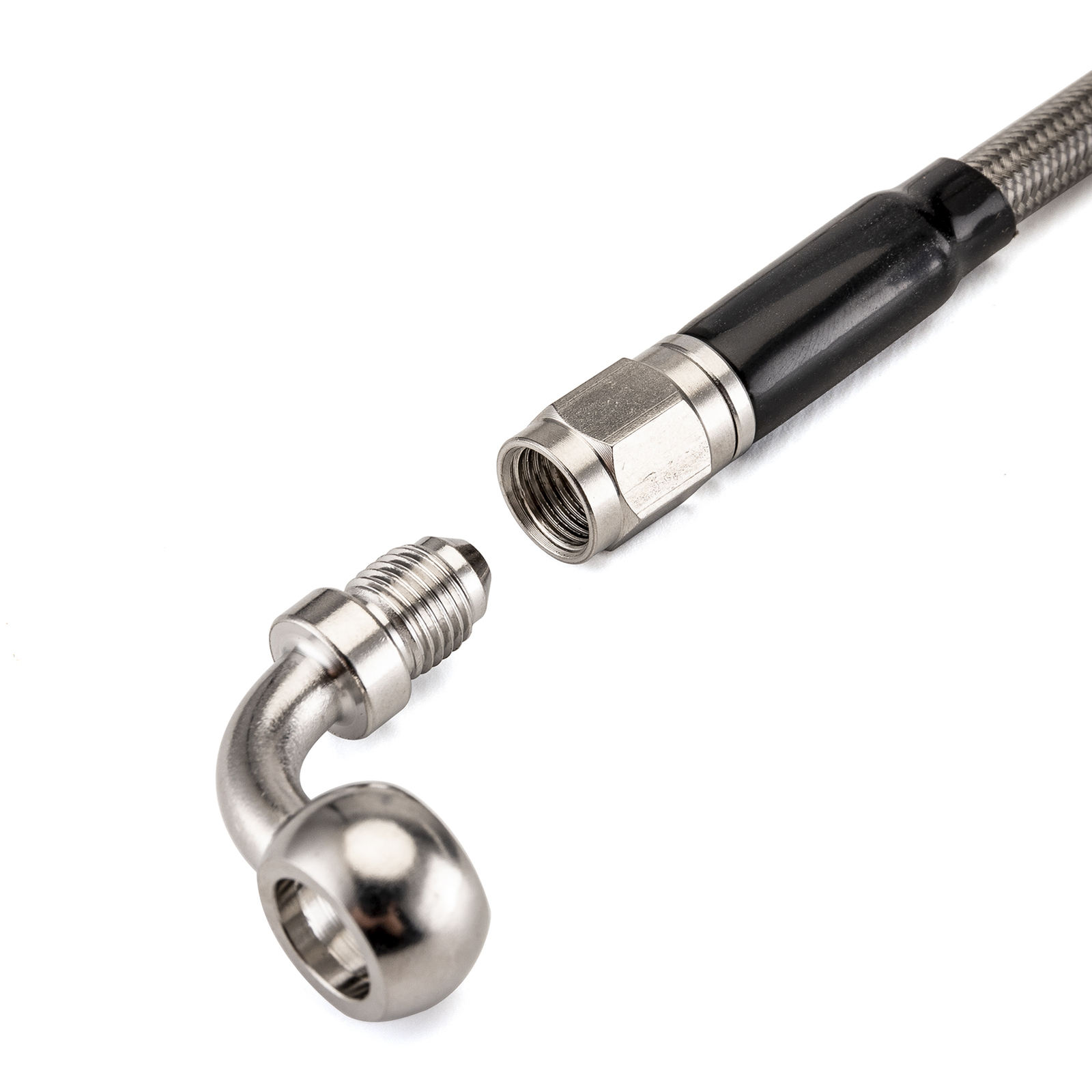 Non-ABS Brake Line Kit Front +8" For Harley Sportster Hugger XLH 883 1988-2003