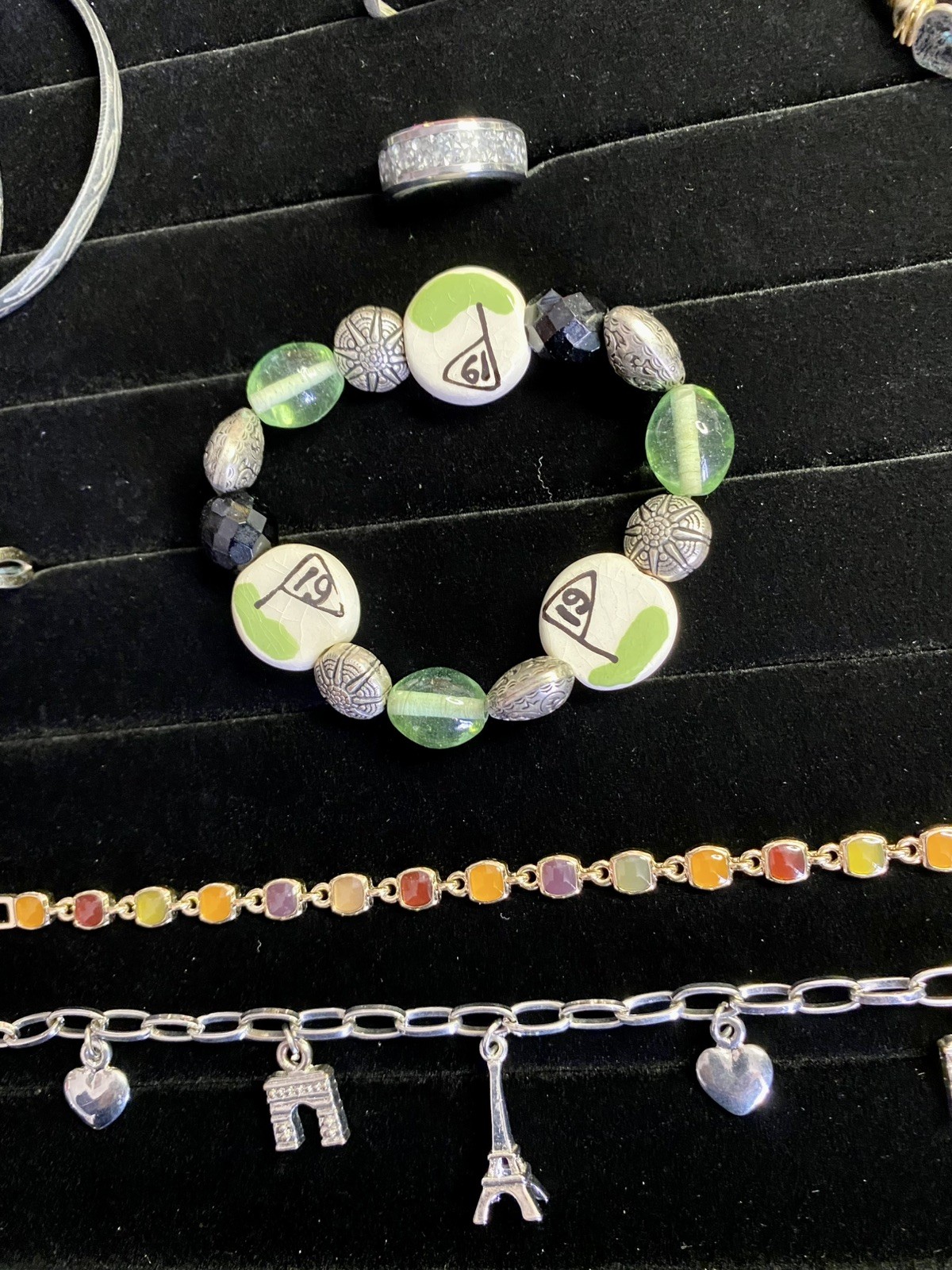 VTG - Modern Jewelry Bracelet Ring Lot Costume Silver And Gold Tone