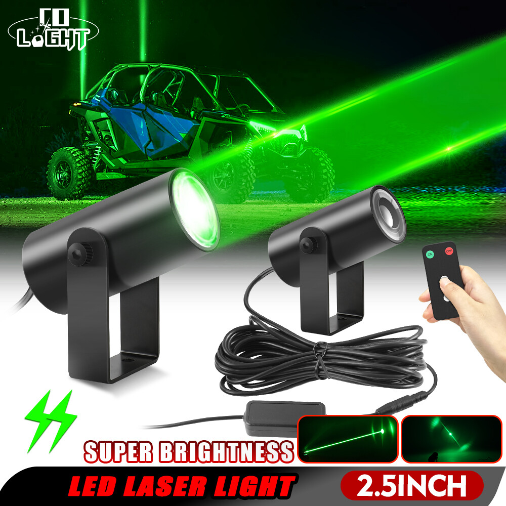 For Polaris RZR 1000XP WHIPLESS LASER RGB LED Whip Lights Antenna Remote UTV ATV