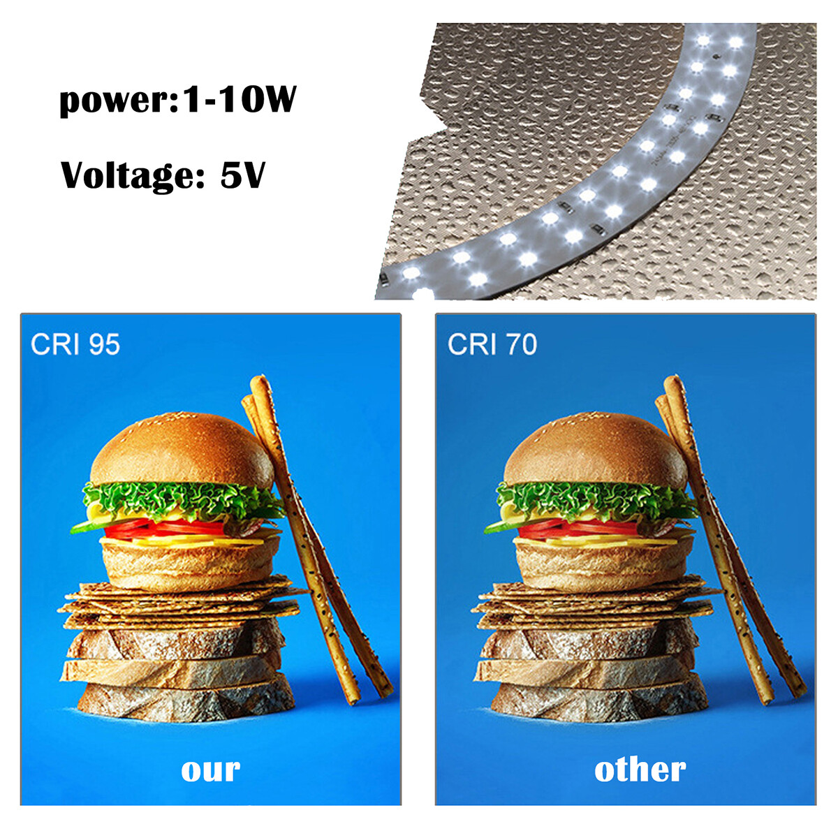 12" Large LED Light Box Photo Tent Dimmable Photography Studio Shooting Backdrop