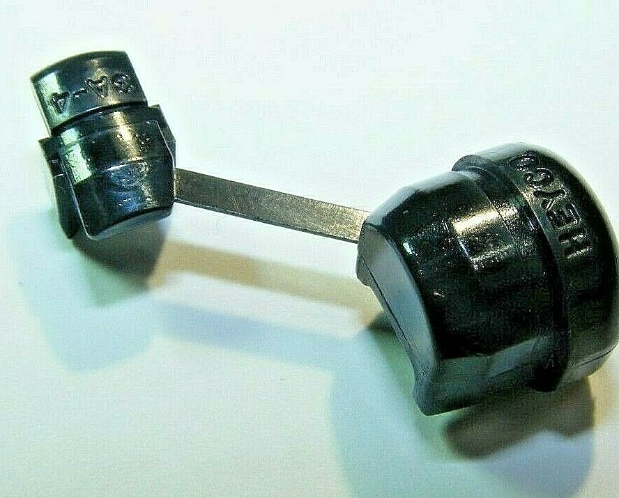 QTY10 HEYCO 1074 STRAIN RELIEF SR-3A-4  BLK  7/16" FLAT CABLE 18/2 AWG LAMP CORD