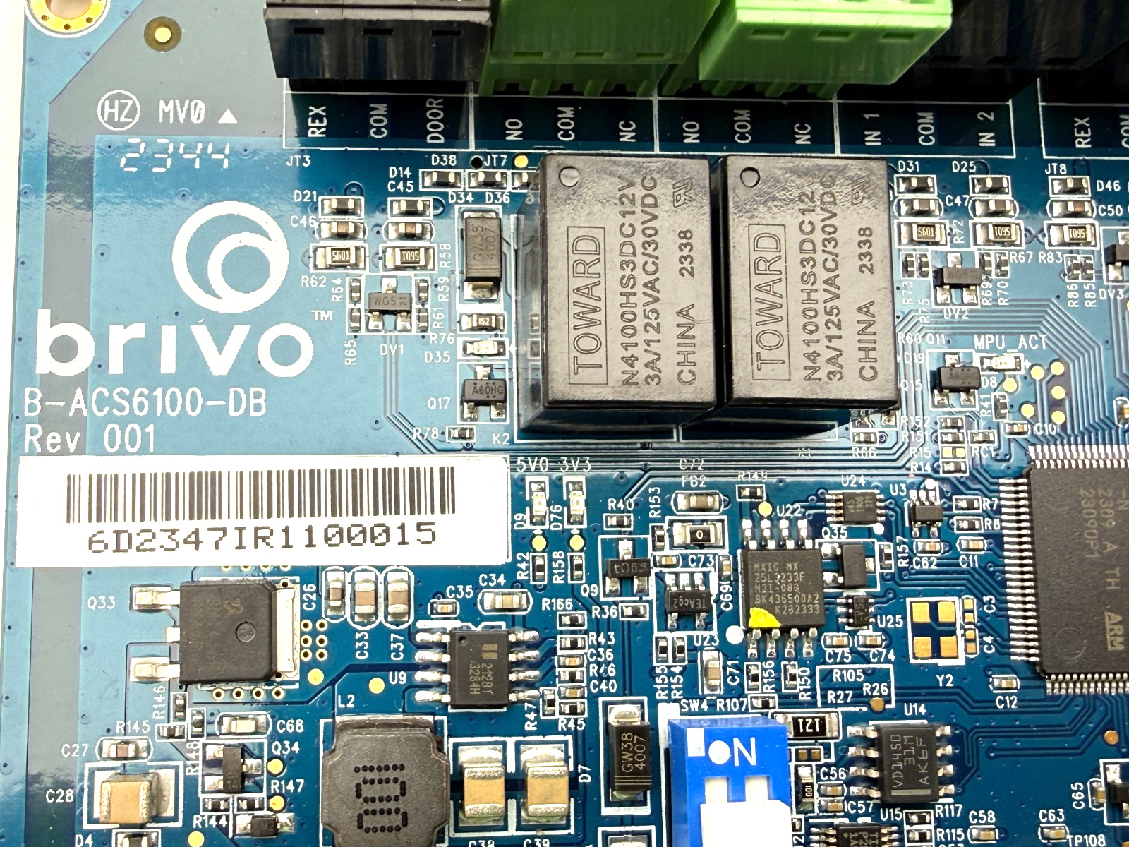 Brivo B-ACS6100-DB Two Reader Expansion Board with OSDP