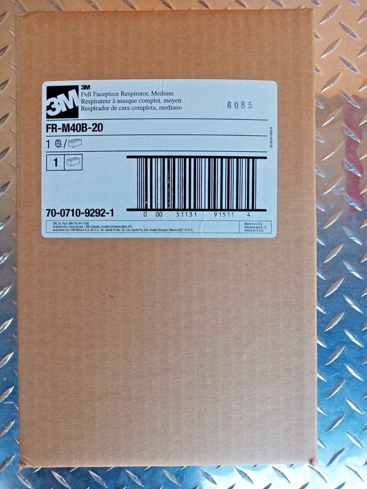 Sealed M40 Military-Spec Gas Mask with 40mm NATO CBRN Approved Filter ALL NIB