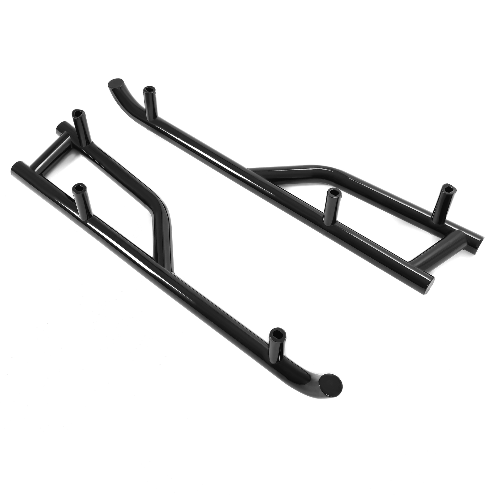For Polaris General 1000 2016-2025 Steel Kick Out Nerf Bar Rock Sliders 2-Seat