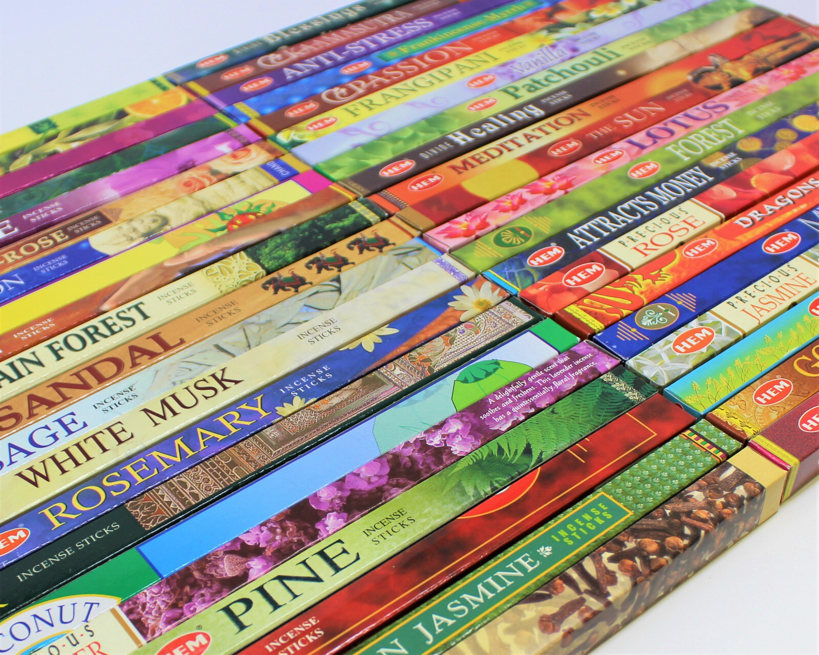 Hem Incense Pack of 8 Sticks: CRAZY SALE - BUY 2 GET 4 FREE! (ADD ALL 6 TO CART)
