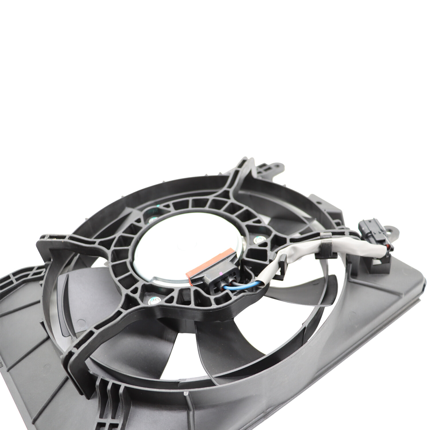 2pcs A/C AC Condenser Radiator Cooling Fan For 2012-15 Honda Civic 2013-17 Acura