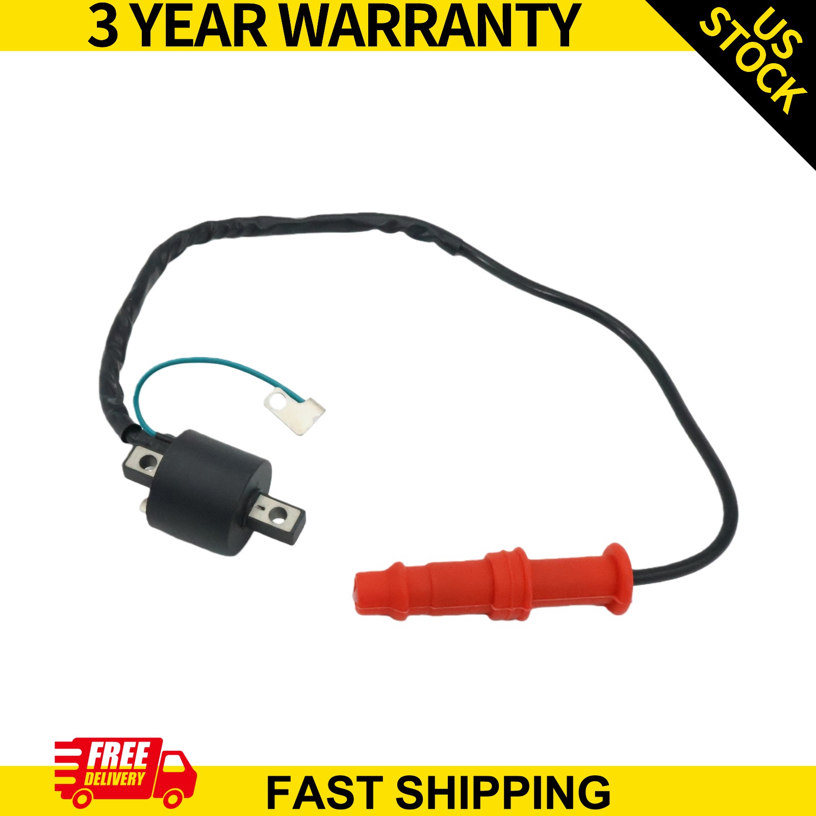 Ignition Coil Spark Plug Lead Cap For Polaris Sportsman 500 HO RSE 1996-2004