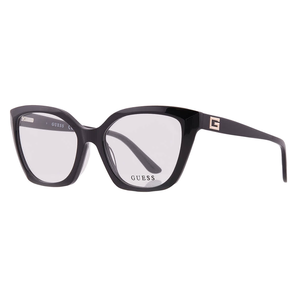 Guess Demo Cat Eye Ladies Eyeglasses GU50111 001 55 GU50111 001 55
