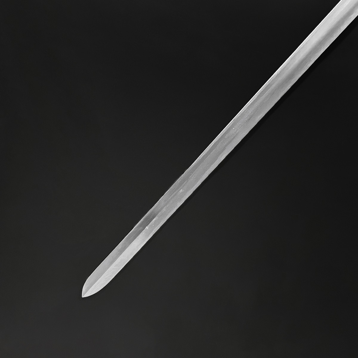 41.25" One Hand Medieval Sword Dull Blade Carbon Steel With Faux Leather Wrapped