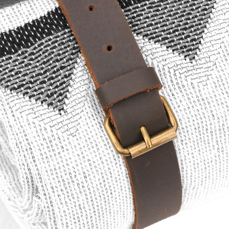 Leather Picnic Motorcycle Blanket Carrying Handle Belt Bedroll Strap Adjustable