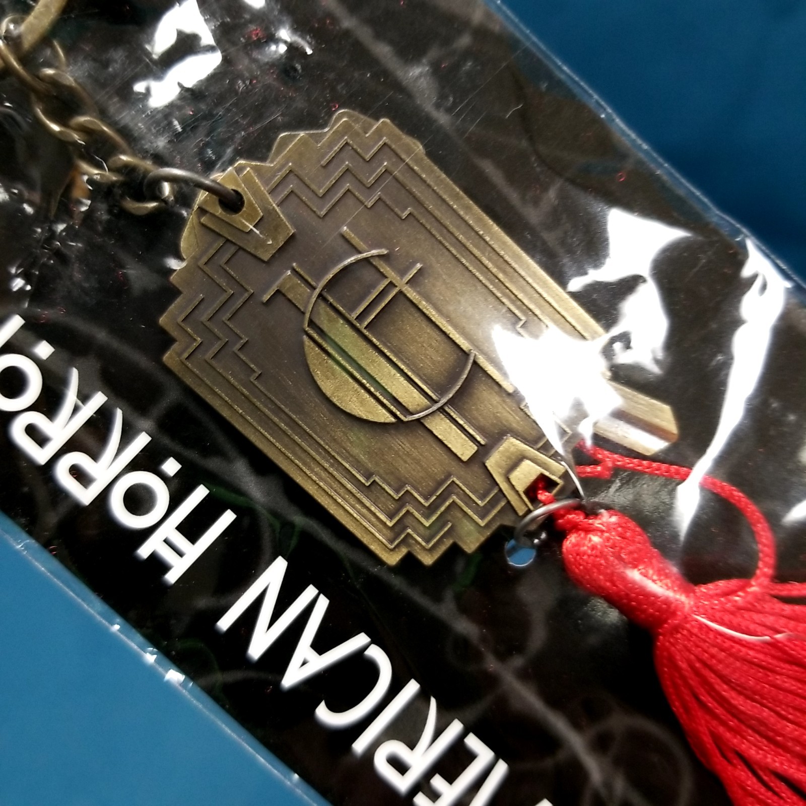 NIP- Loot Crate American Horror Story Hotel Cartez Keychain Key Ring